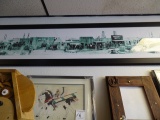 ALL FRAMED ART IN WEST ROOM