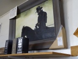 FRAMED ART IN CENTER ROOM