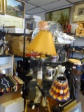 HORN LAMP, HORN TABLE & SOUTHWEST LAMP (X3)