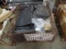 BASKET W/FLOOR MATS, BRACKETS & AUTOMOTIVE PARTS