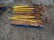 FLAT, SPADE, TRENCH SHOVELS, HOE, RAKE & CONCRETE SMOOTHER (X8)