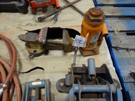 VISE & 12-TON BOTTLE JACK