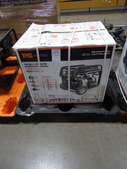NEW TMG PORTABLE GENERATOR 12,000 STARTING WATTS 9000 RUNNING WATTS