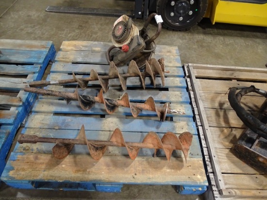 TECUMSEH 4.5HP MAN EARTH AUGER W/AUGER BITS