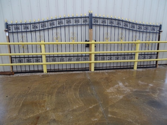 NEW TMG 20' WROUGHT IRON GATE