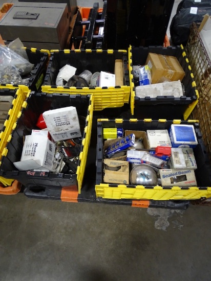 MISC. AUTOMOTIVE PARTS IN COMMANDER XL TUBS (X4)
