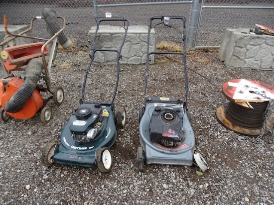 CRAFTSMAN 6.0 HP & POWER KRAFT 5.5 PUSH MOWERS