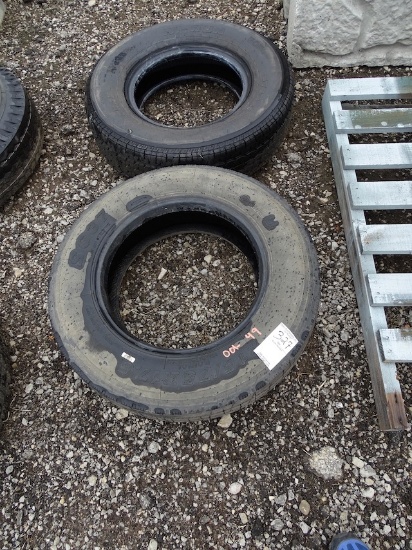 HI-RIN ST235/80R15 & SAIL UN 215/75R17.5 TIRES (X2)