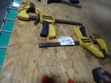 DEWALT CLAMPS (X2)