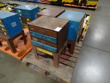 NUT & BOLT BINS W/STANDS & CONTENTS (X3)