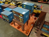 NUT & BOLT BINS W/STANDS & CONTENTS (X2)