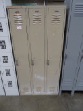 INTERIOR STEEL 3-DOOR LOCKER