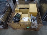 BASKET W/AUTOMOTIVE PARTS & ACCESSORIES