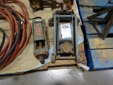 SEARS 1 1/2-TON FLOOR JACK & A SCISSOR JACK