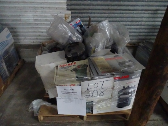 (1) PARTS POND & AQUARIUM FILTERS ETC;