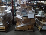 PALLET OF PAST BEST BUY/EXPIRED FISH FOOD, TEST STRIPS, H2O CONDITIONER