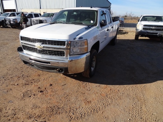 2009 CHEVY 3500 4X4 CREW CAB PICKUP,