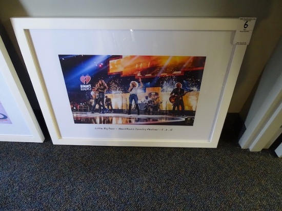 LITTLE BIG TOWN FRAMED PICTURE 37”X27”