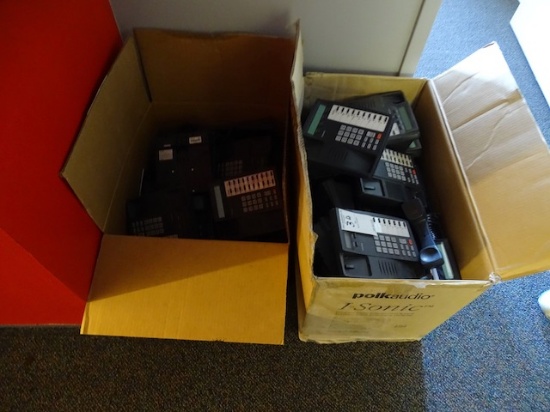 (2) BOXES MISC TELEPHONES X1