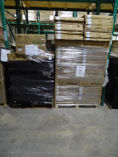 PALLET1: (48) LOC 24BLPL-MCCT, 2X4 LED FLAT PANEL, PALLET 2: (121) LOC 22TRKT-DMW-MCCT,