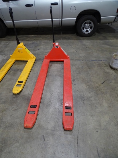 VESTIL EXTRA LONG PALLET JACK (RED)