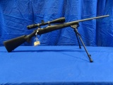 RUGER 22-250 REM BOLT ACTION MOD:M77 HAWKEYE W/FIRE FIELD SCOPE 4-16 X 42 AOE & CALDWEL BIPOD