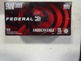 FEDERAL 9MM LUGER AMERICAN EAGLE 115 GRAIN FMJ 50/BOX (X2)