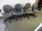 GRAY OFFICE CHAIRS (X4)