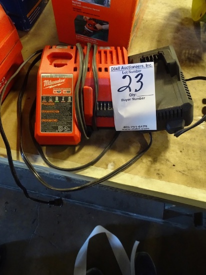 MILWAUKEE 12 VOLT & 18 VOLT CHARGER