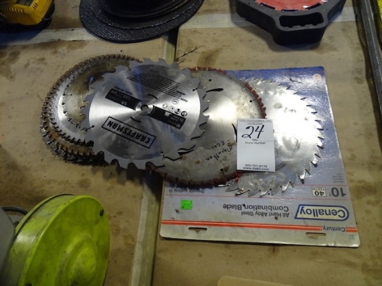 LARGE ASSORTMENT OF SAW BLADES X1