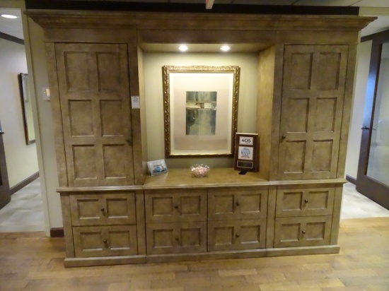 LARGE ENTRYWAY CABINET W/STORAGE