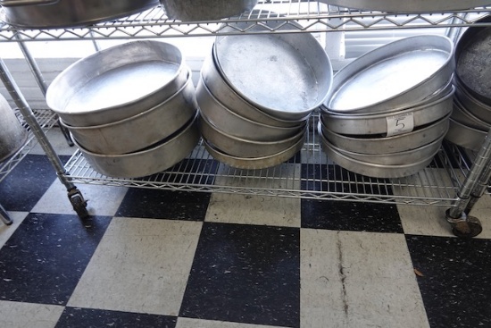 BAKING PANS ASSORTED SIZES (X14)
