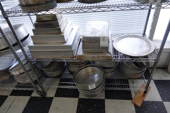 BAKING PANS ASSORTED SIZES (X17)