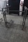 METAL RACK W/CASTERS