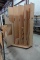 TALL WOOD RACK W/CONTENTS