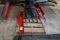 PALLET W/HYDRAULIC CYLINDER & MISC METAL