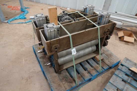 PALLET OF INDUSTRIAL ROLLERS