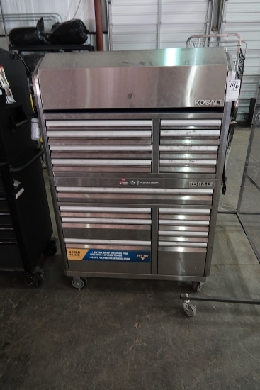LARGE KOBALT TOOLBOX W/POWER