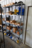 METAL SHELF & ENTIRE CONTENTS INCLUDING ALL NEW HARDWARE