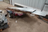 SINGLE AXLE TRAILER W/CONTENTS