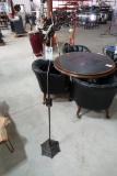 FLOOR LAMP & DARTBOARD