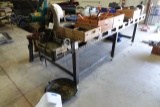 LARGE WELDING TABLE W/VICE 5’X10’ ADJUSTABLE LEGS