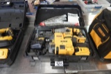 DEWALT HAMMER DRILL W/BATTERY CHARGER, CASE & VARIOUS BITS