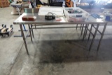 S/S TABLES (NO CONTENTS)