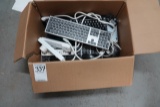ASSORTED KEYBOARDS & POWER STRIPS