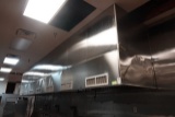 30’ S/S VENT A HOOD W/FIRE SYSTEM (SELLING FROM CEILING DOWN)