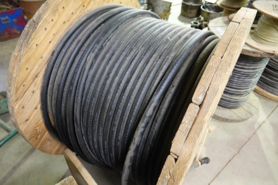 NEARLY NEW SPOOL 250KCM 5KV WIRE