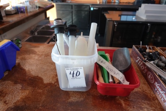 ASSORTED BAR ITEMS