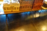 WOODEN FOLDING TABLES (X2)