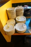 ASSORTED PLATES, PLATTERS & BOWLS